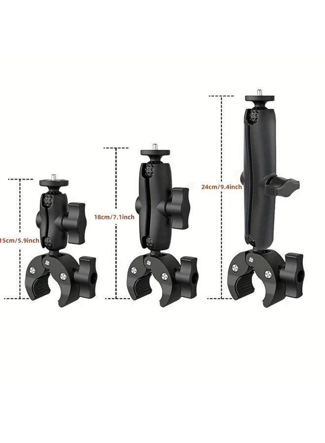 طول ممتد 9 45 بوصة حامل كاميرا دراجة نارية حامل مقود لـ Insta360 X5 X4 DJI OSMO Action 5 Pro - Image 3