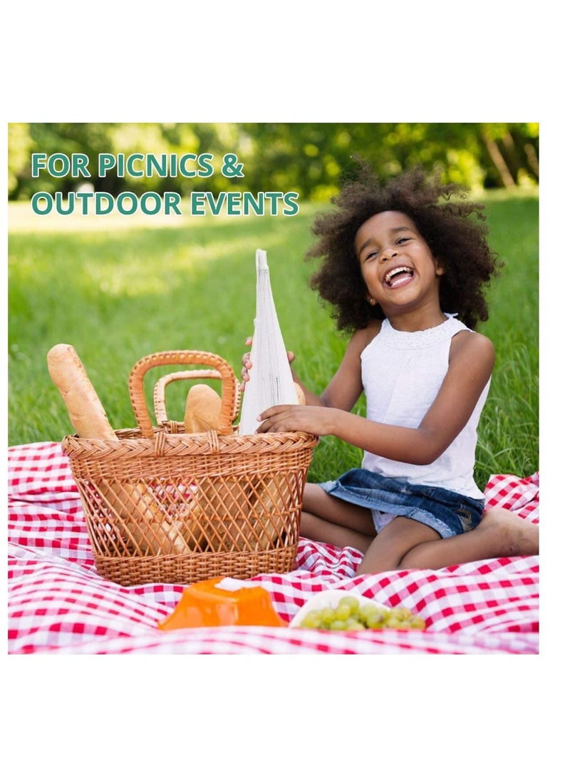 Excefore Mesh Food Covers Outdoor Pop-Up Food Tents(6 Pack) for Picnics/Grill/Party Outside Food Umbrella 100% Protection from Flies Reusable and Collapsible Net Cover 17×17 Inch  - Image 5