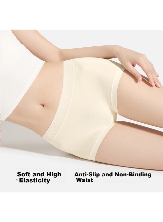Secretworld [sun Yat-sen Style] Women's Underwear, Small Boyshorts, 100% Cotton, Non-curling Edges, Pure Cotton, 10a Antibacterial Boxer Briefs - Image 3