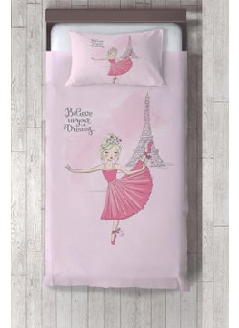 Pink Paris Eiffel Tower Pattern Eiffel Bedspread TLAY-159
