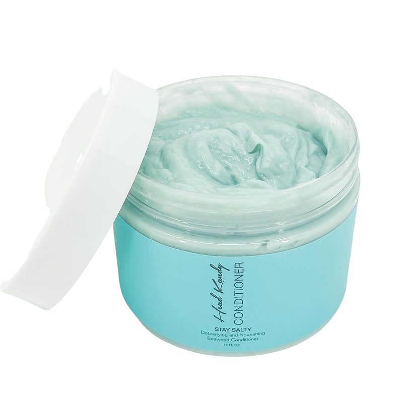 Head Kandy Stay Salty Sea Salt Purifying & Detoxifying Conditioner | Safe for Colored Treated Hair | Seaweed For Hydration, Volume & Shine | 12 oz - Image 2