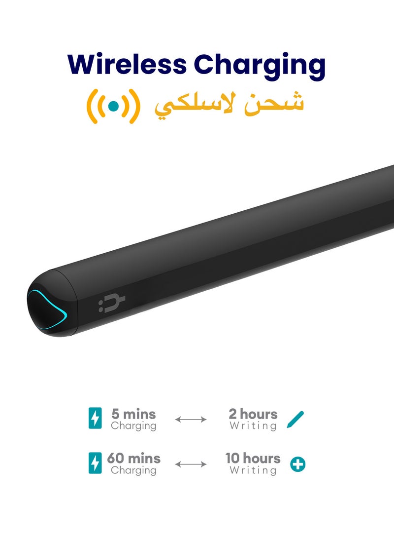 2nd Generation Stylus Pen with Wireless Charging Pencil Pro Plus For Apple iPad Pro 11/12.9, iPad Mini 6, iPad Air 4/5, compatible with iPads Air/Mini/Pro 2023 and below - Black Edition - pzsku/Z60B79CE66394F86DC585Z/45/_/1726594824/59777092-c729-42c1-b17f-20285b8d63d0