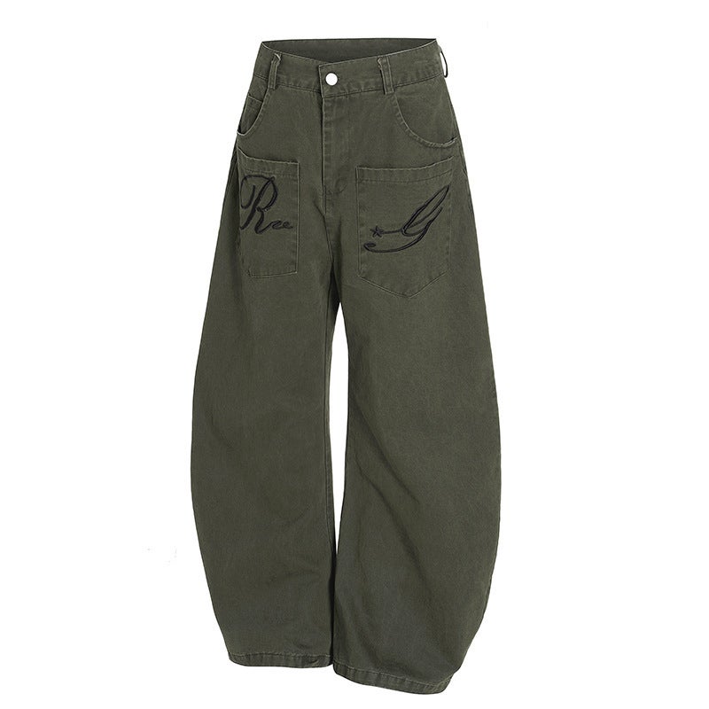 Unisex Classic Denim Jeans Loose Fit Daily Outdoor Wear - Image 3
