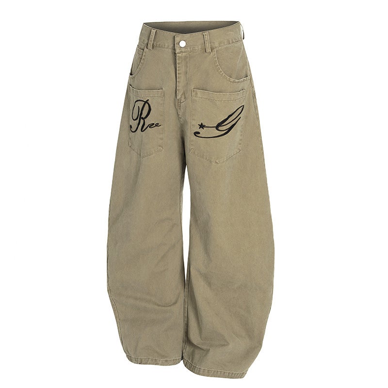 Unisex Classic Denim Jeans Loose Fit Daily Outdoor Wear - Image 5