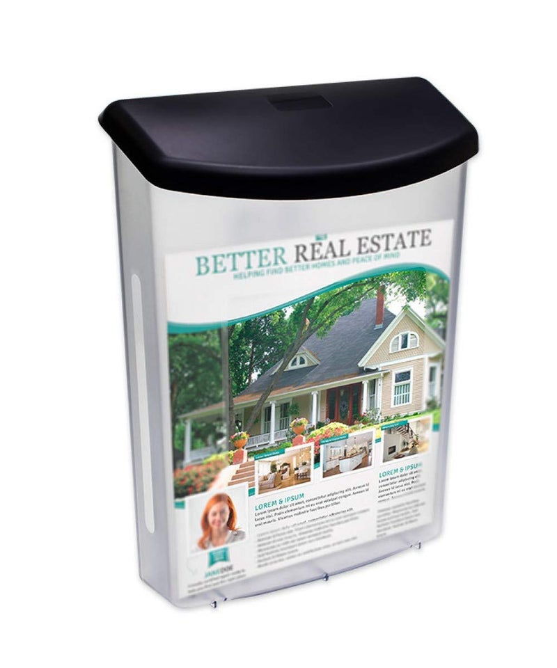 SOURCE ONE Premium Large Outdoor Real Estate Style Brochure Holder
