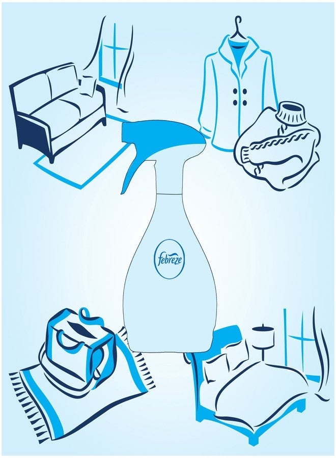 febreze فبرزي معطر الأقمشة مع داوني - رائحة أبريل - 27 أونصة - 2 عبوة - Image 4