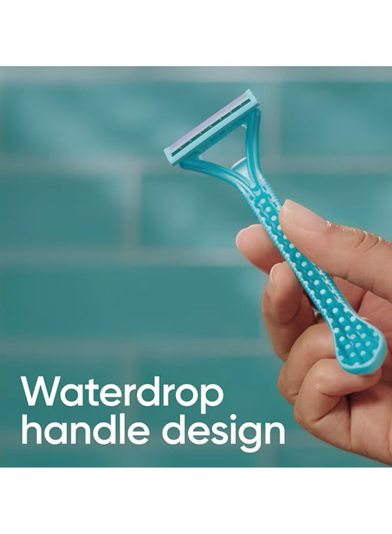 ماكينة حلاقة سيمبلي فينوس بشفرتين للنساء من جيليت 4 قطع - Image 3