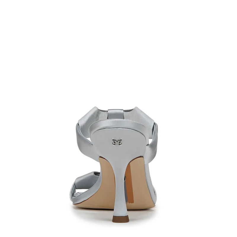 Sam Edelman SILVER Jasmine Double Strap Heel Mule for Women | Best Price UAE