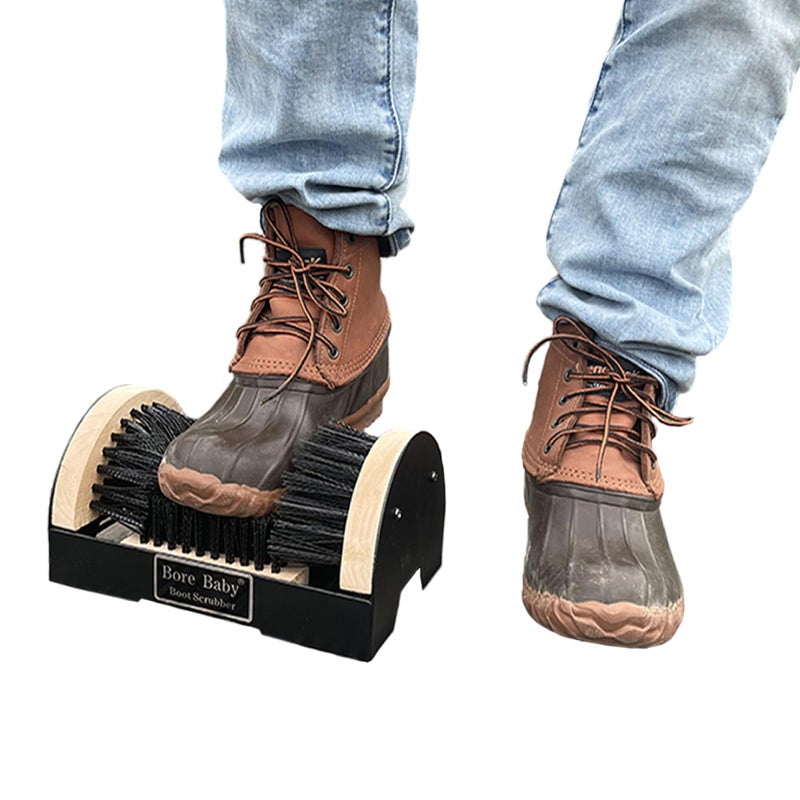 Bore Baby Boot Scrubber  Outdoor Heavy Duty Boot Scraper Brush  Shoe Mud Cleaner 