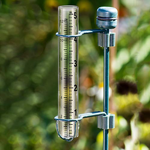 Frienda 4 Pieces Capacity Rain Gauge Glass Tube Replacement Rainfall Test Tube with Scale for Yard Garden Outdoor Home (5 Inch) - Image 3