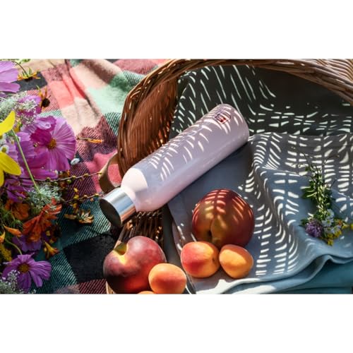 BUGATTI B BOTTLES TWIN Water bottle Pink 500 ML, Water Flask that keeps liquids hot for H12, cold for H24 and ice for H36, 18/10 Stainless steel water bottles, Reusable Gym bottle - Image 2