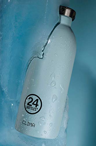 24Bottles Clima Bottles - Insulated Water Bottle 11oz/17oz/29oz, Water Bottles with 100% Leak Proof Lid (12 Hours Hot and 24 Hours Cold Beverages), Made of Stainless Steel, Italian Design - Image 5