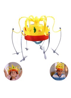 Chow Crown Music Rotating Crown Dining Hat Funny Prank Party Toy
