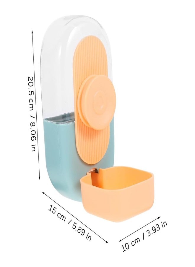 SKOFRI Cat Hanging Automatic Water Dispenser Cat Dog Automatic Water Fountain Rabbit Water Bowl for Bunny Cat Ferret Water Dispenser Gravity Waterer for Cats Dogs (Orange, Medium) - Image 2
