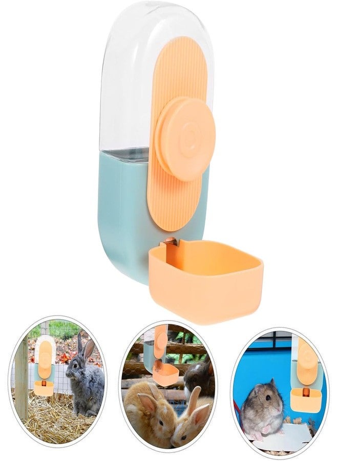 SKOFRI Cat Hanging Automatic Water Dispenser Cat Dog Automatic Water Fountain Rabbit Water Bowl for Bunny Cat Ferret Water Dispenser Gravity Waterer for Cats Dogs (Orange, Medium) - Image 4