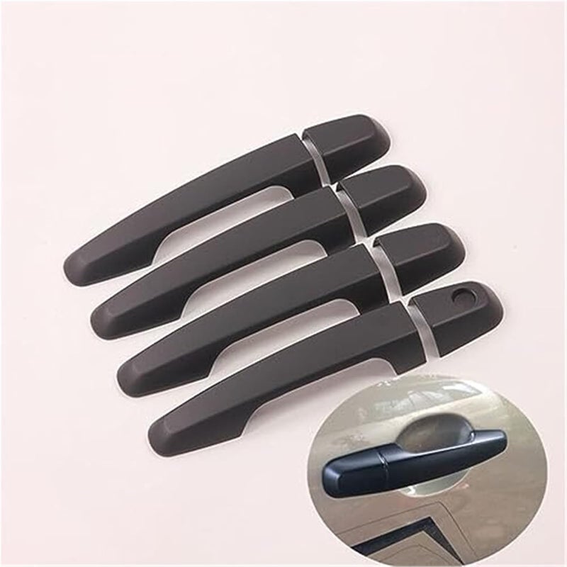 Vuzmode Matte Chrome Car Door Handle Covers for Pajero Sport - Image 4