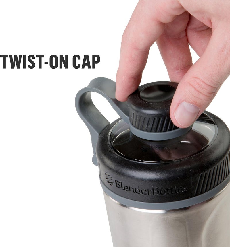 BlenderBottle BLENDER BOTTLE RADIAN INSULATED BLACK 26OZ - Image 4