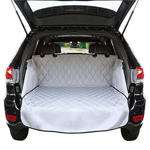 Jumbl Cargo Liner for SUV's and Cars, Waterproof Material, Non Slip Backing, with Side Walls Protectors, Extra Bumper Flap Protector, Large Size - Universal Fit - Image 1