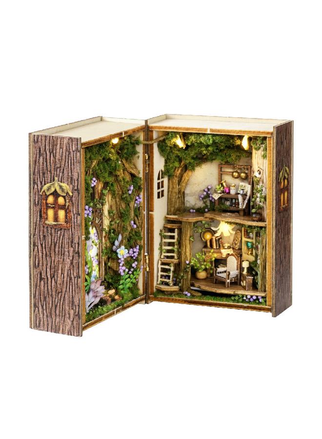 Bluejw Wise House Diy Hut MINI Fantasy Rubik's Cube Series Cut-free Paper Accessories Flip-style Design Creative Gift - Image 1