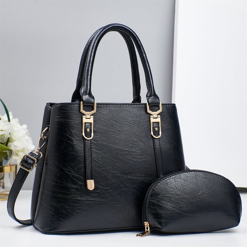 Factory Retro Women'S Bag All-Match Middle-Aged Mother Shoulder Crossbody Bag Handbag Women'S New Fashion Letter Bag - Image 3
