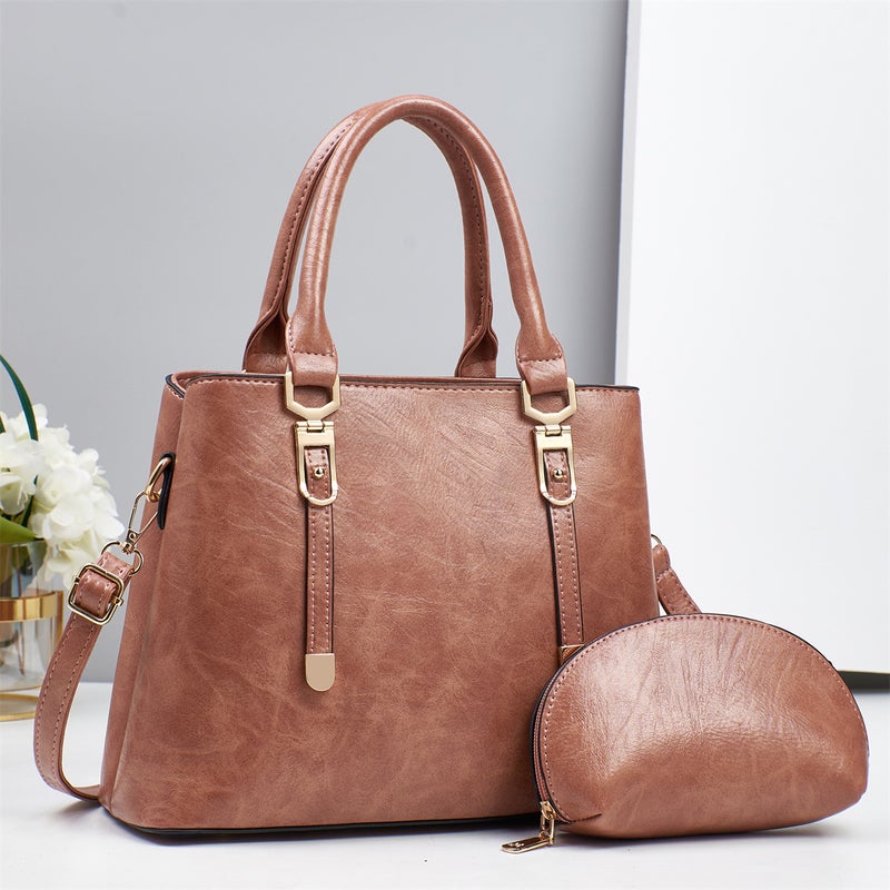 Factory Retro Women'S Bag All-Match Middle-Aged Mother Shoulder Crossbody Bag Handbag Women'S New Fashion Letter Bag - Image 1