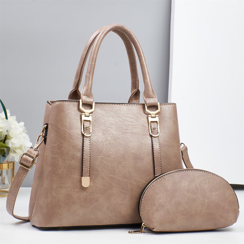Factory Retro Women'S Bag All-Match Middle-Aged Mother Shoulder Crossbody Bag Handbag Women'S New Fashion Letter Bag - Image 2