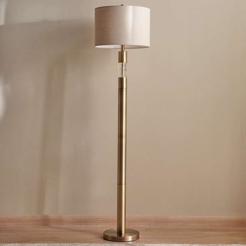Pan Home Brass Floor Lamp with Rotary Switch - Image 5
