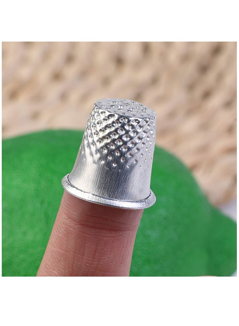 Excefore 15 PCS Sewing Thimble Finger Thimble Metal Sewing Protector for DIY Crafts - Image 4