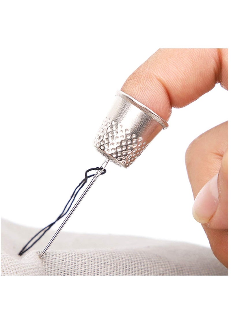 Excefore 15 PCS Sewing Thimble Finger Thimble Metal Sewing Protector for DIY Crafts - Image 2