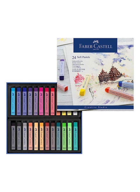 Faber-Castell Soft Pastel Set of 24 Colours