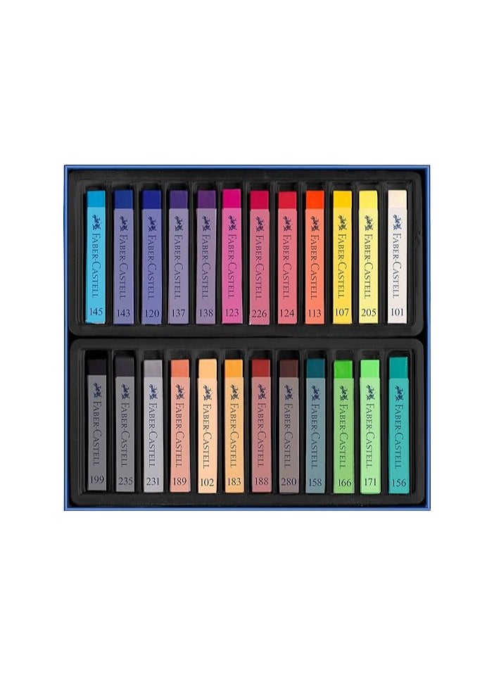 FABER-CASTELL - Faber-Castell Soft Pastel Set of 24 Colours - Image 1