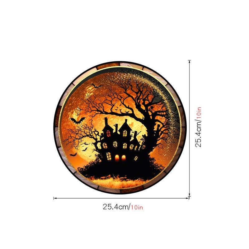Jd124-129 Halloween Pvc Static Glass Stickers No Glue Removable Holiday Party Decoration Window Stickers - Image 1