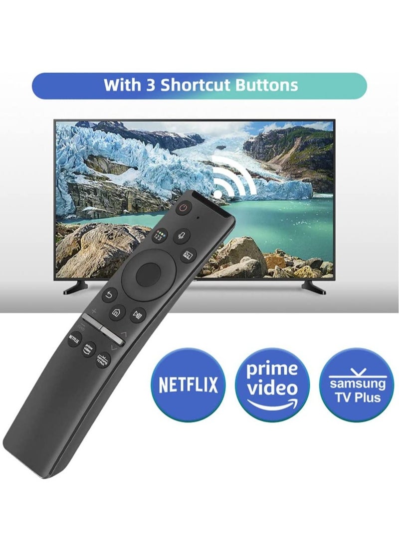Generic Universal Voice Remote Control for Samsung TV Remote All Samsung LED QLED UHD SUHD HDR LCD HDTV 4K 3D Curved Smart TVs, with Shortcut Buttons for Netflix, Prime Video, Samsung Plus  - Image 4