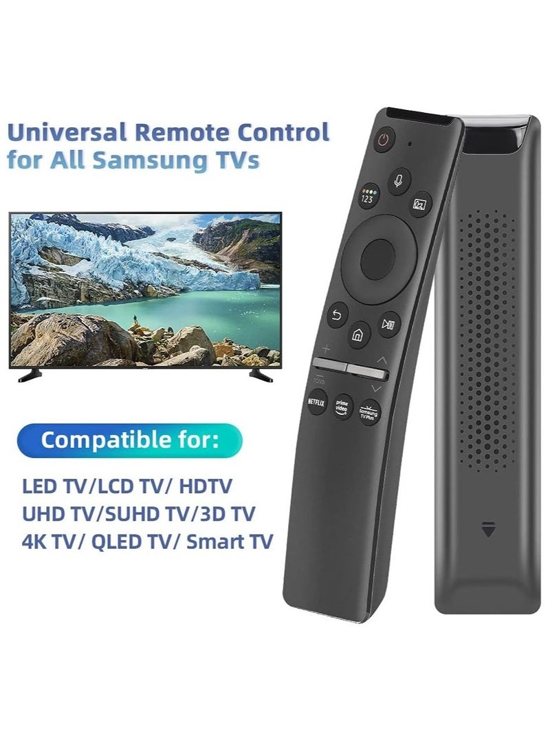 Generic Universal Voice Remote Control for Samsung TV Remote All Samsung LED QLED UHD SUHD HDR LCD HDTV 4K 3D Curved Smart TVs, with Shortcut Buttons for Netflix, Prime Video, Samsung Plus  - Image 2