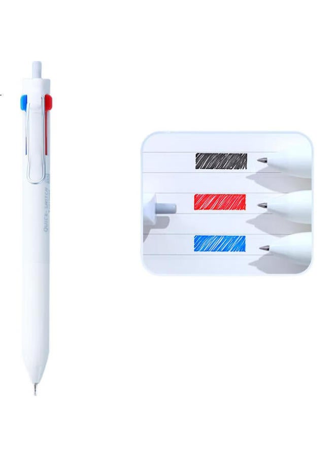 M.G M&G (M&G) Stationery High-Quality 3-In-1 Multifunctional 0.5Mm Click Ballpoint Pen With Quick-Drying Bullet Tip In Red, Blue, And Black Colors For Students, Office, Journaling, Note-Taking, And Markin - Image 3