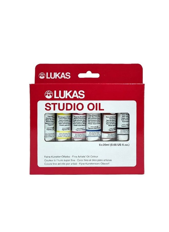 Studio Oil Paint Set 6 X 20Ml Assorted Colours Ideal For Entrylevel Professionals & Students - pzsku/Z60B8D431B0BDC328D06FZ/45/_/1693985454/cb22d1ca-66f3-4f93-87b8-b8dd6172edf3