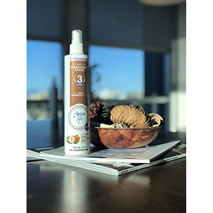 Carson Life Leave In Spray Conditioner - Repair Conditioner for Color Treated Hair - Sulfate and Paraben Free - Made with Coconut, Olive and Amla Oils - Shea Butter For Dry or Damaged Hair - Image 4