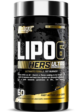 Lipo6 Black Hers Ultra Concentrate Fat Burner 60 Capsules