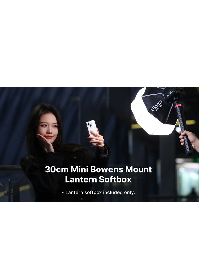 Ulanzi AS-L30 30cm Mini Bowens Mount Lantern Softbox
