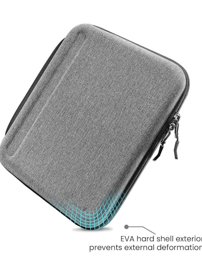 erorex 12.9 inch Portfolio Case for iPad Pro M4, Protective Sleeve with Accessories Pocket, For iPad Pencil Pro/Adapter/Magic Keyboard Portable Storage Bag - Image 3