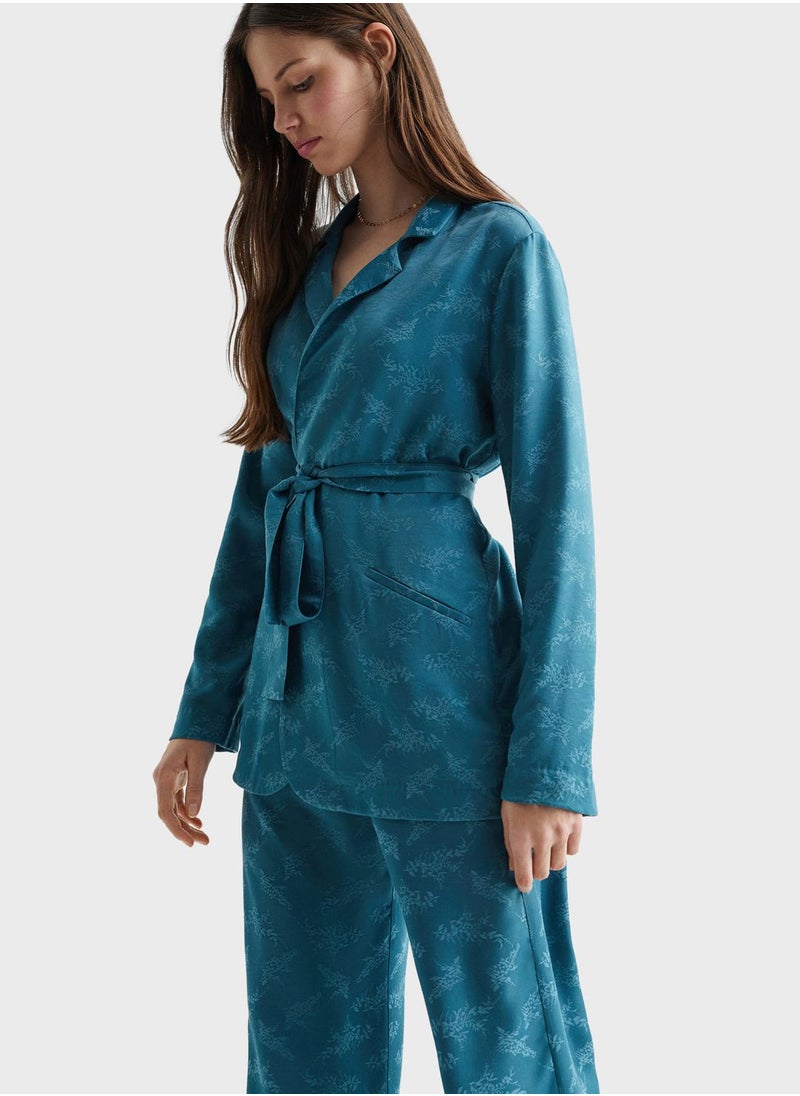 MANGO - Youth Leaf Print Jacket - Image 1