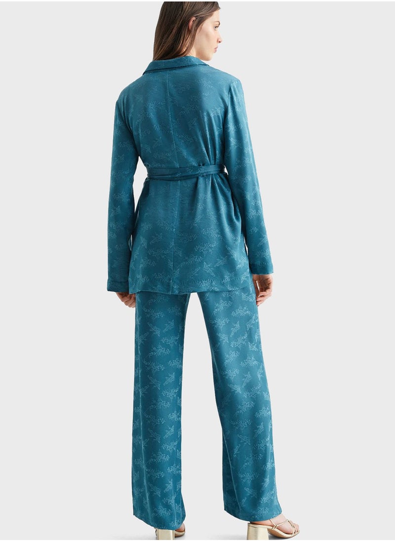 MANGO - Youth Leaf Print Jacket - Image 1