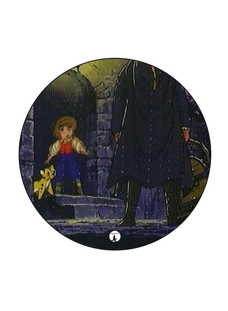 RKN Anime Jazeerat Al Kanz Printed Fridge Magnet Round  Multicolour - Image 1