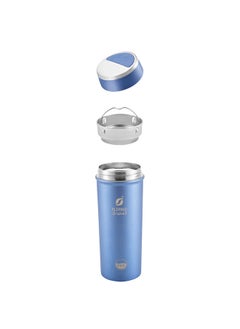 AL SANIDI Stainless steel hot and cold Liquid Bottle, Sports water Bottle, Blue, 0.41 L  - Image 5