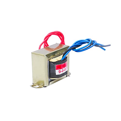 Electronicspices Electronic Spices 9-0-9V 750mA AC Step Down Transformer Vertical Mount Power Transformer for Electronics, DIY Projects, Amplifier & Power Supply Circuits - Image 2