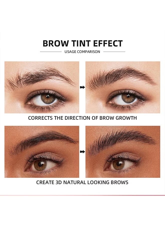ibcccndc Brow Lamination&Tint Kit, 2 In 1 DIY Eyebrow Lamination Kit with Black & Brown Colors for Fuller Thicker Brows, Professional Eyebrow Perming Kit for Salon & Home Use, Lasts Up to 6 Weeks - Image 4