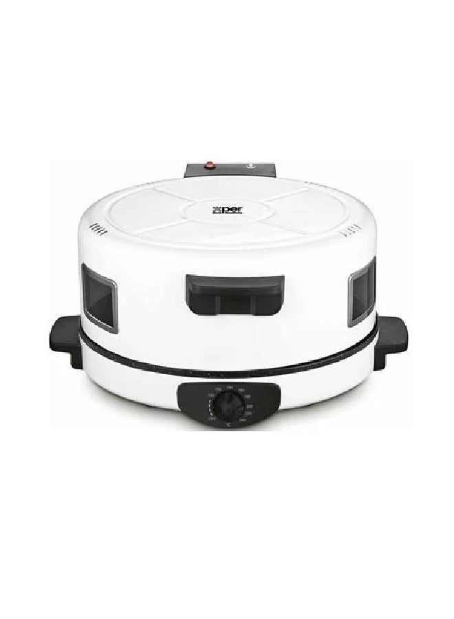 إكسبير خبازة للخبز و البيتزا - 2200 وات - تحكم حراري - جرانيت - 40 سم - XPBM-40W - Image 2