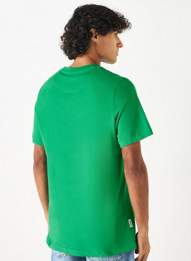 Starter Print T-shirt with Short Sleeves and Crew Neck - Image 3