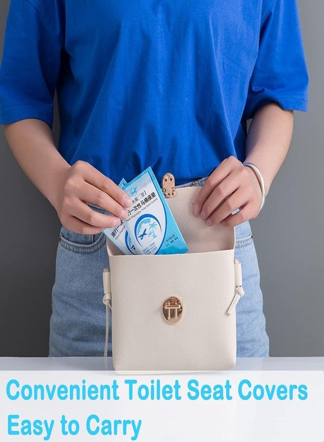 Akshify Disposable Toilet Seat Covers Waterproof & Hygienic Travel Pack – Non Slip Individually Wrapped Seat Protectors | No Direct Contact Public Toilets | Portable Biodegradable Covers (20) - Image 5