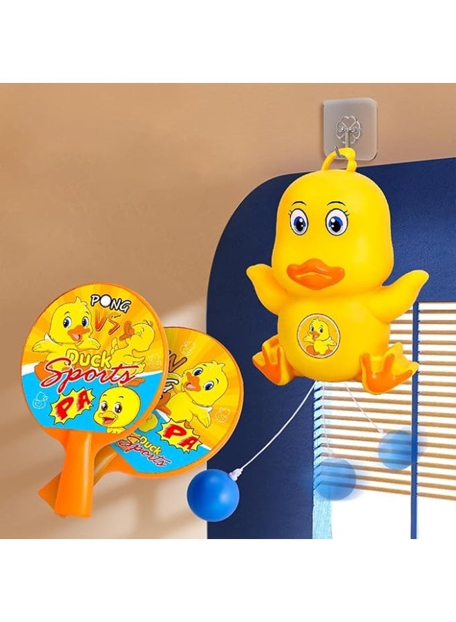 Duck Sports Ping Pong Toy Set for Kids – Racket & Ball Training Game - Image 2